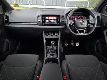 Used Skoda Karoq SportLine 150 HP (110 kW) 2024 Blue SUV