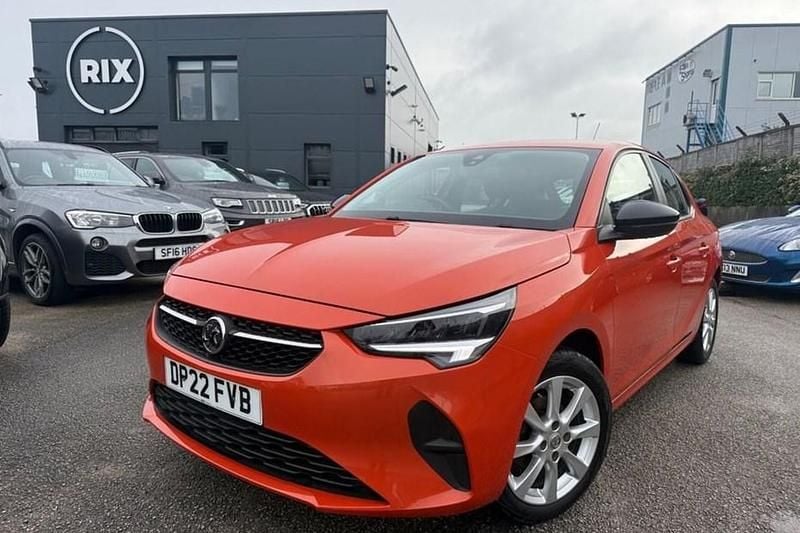 Used Vauxhall Corsa Design Edition 75 HP (55 kW) 2022 Orange Hatchback