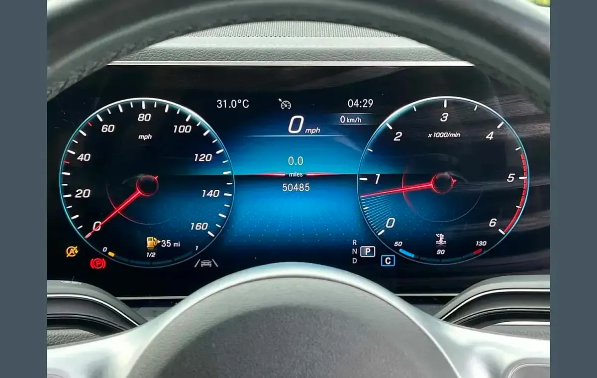 Used Mercedes GLE400 AMG line 325 HP (239 kW) 2020 Blue SUV
