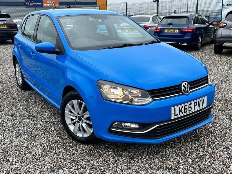 Blue Used 2015 VW Polo SE Hatchback | £4,995 (A bit pricey) - Image 1/4