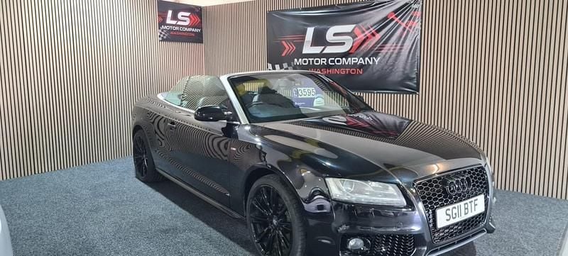 Begagnad Audi A5 Cabriolet S-Line 2011 Svart Cab