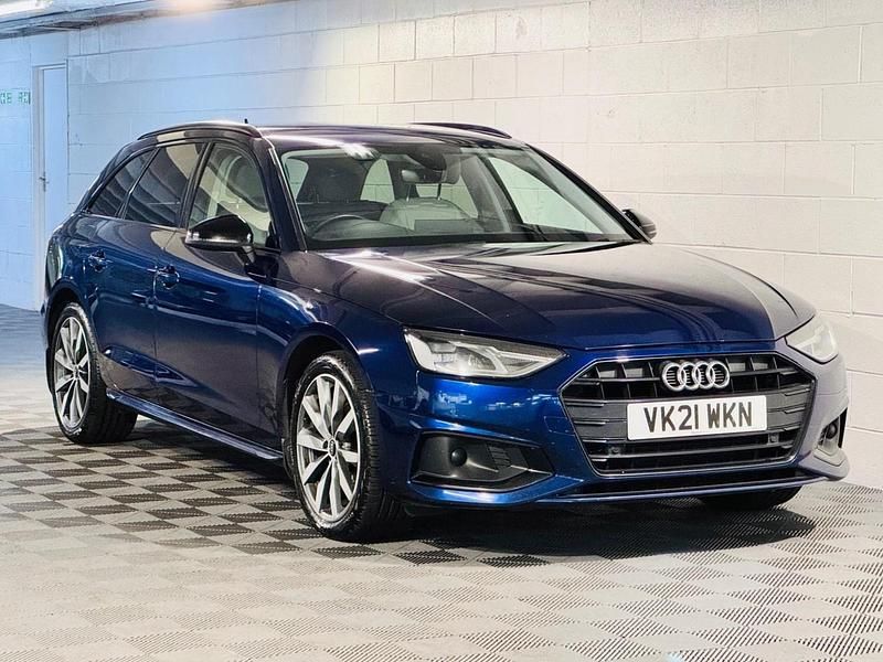 Blue Used 2021 Audi A4 Sport Estate | £13,989 (Good price) - Image 1/4
