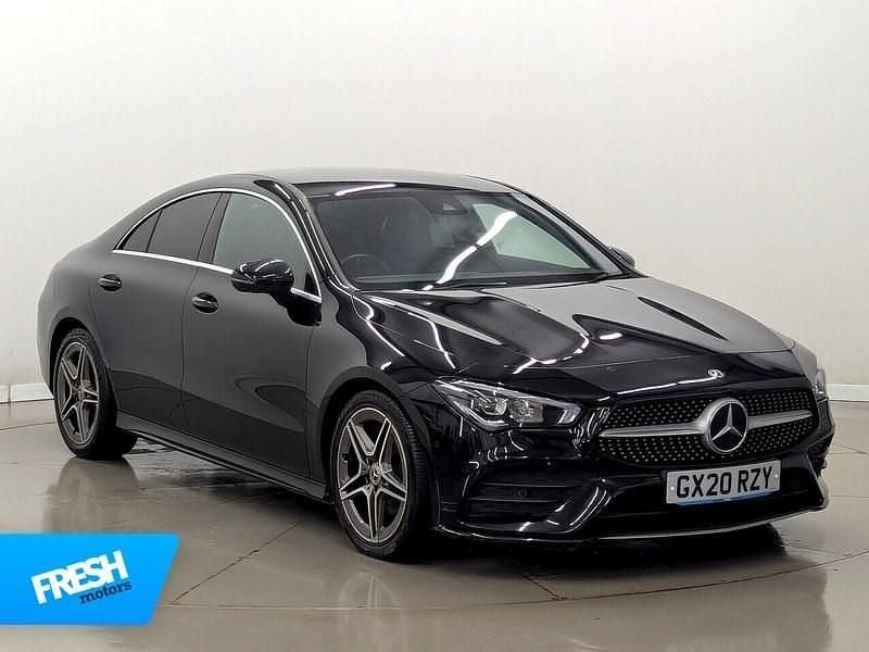 Used Mercedes CLA180 AMG line 136 HP (100 kW) 2020 Black Sedan