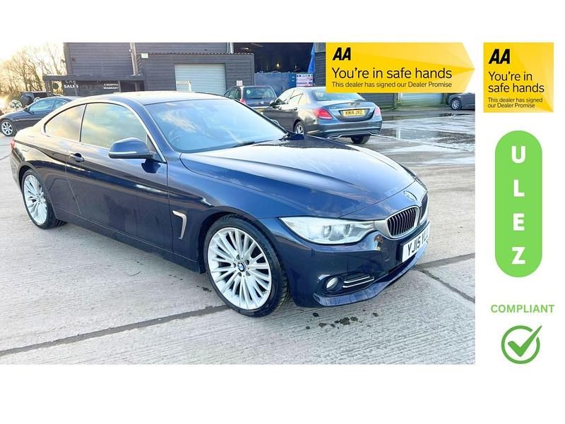 Blue Used 2015 BMW 420 Luxury Line Coupe | £7,999 (Super price) - Image 1/4