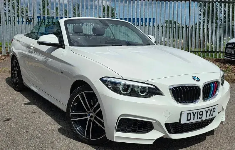 Used BMW 218 M Sport 136 HP (100 kW) 2019 White Cabriolet