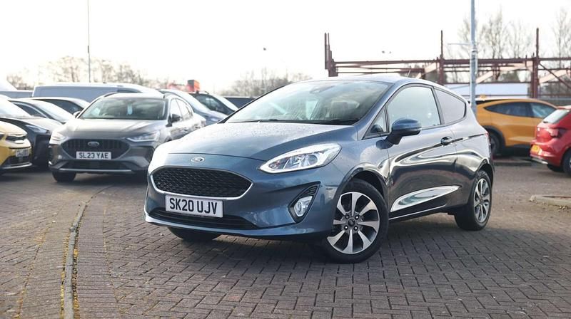 Used Ford Fiesta Trend 95 HP (69 kW) 2020 Blue Hatchback