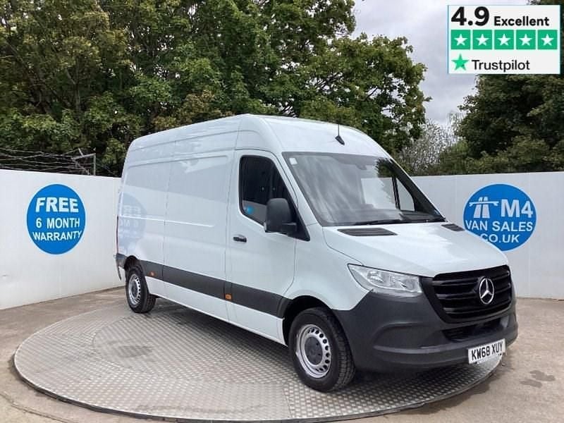 White Used 2019 Mercedes Sprinter Van | £15,495 (Fair price) - Image 1/4