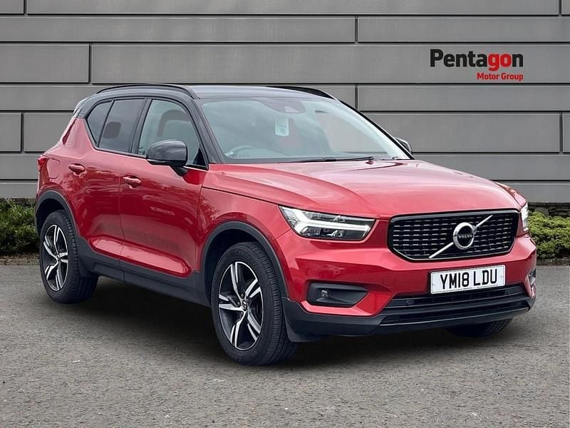 Red Used 2018 Volvo XC40 R-Design SUV | £13,295 (Fair price) - Image 1/4
