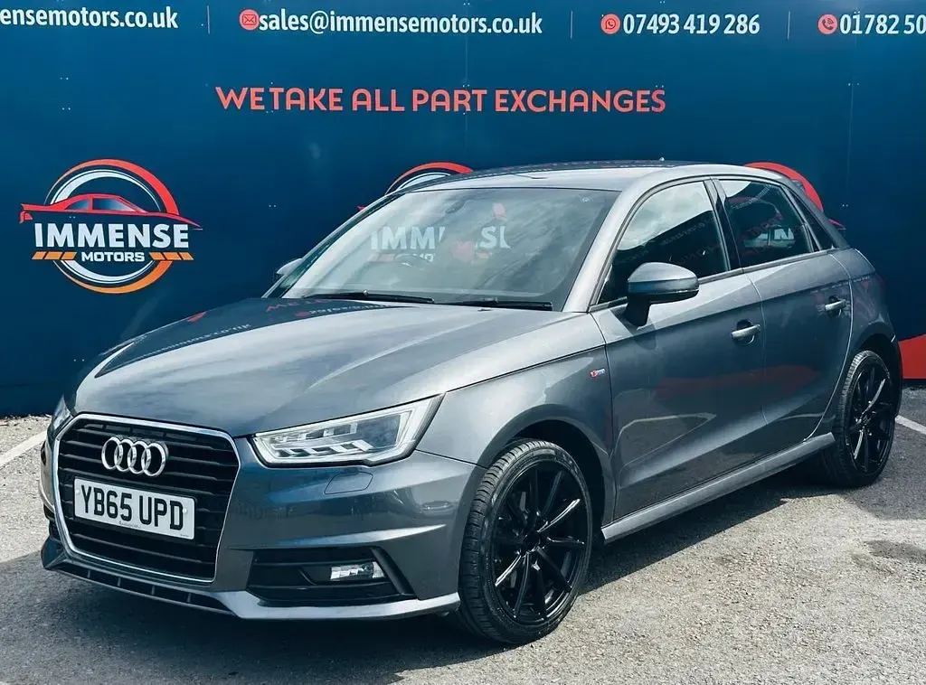 Used Audi A1 S-Line 116 HP (85 kW) 2016 Grey Hatchback