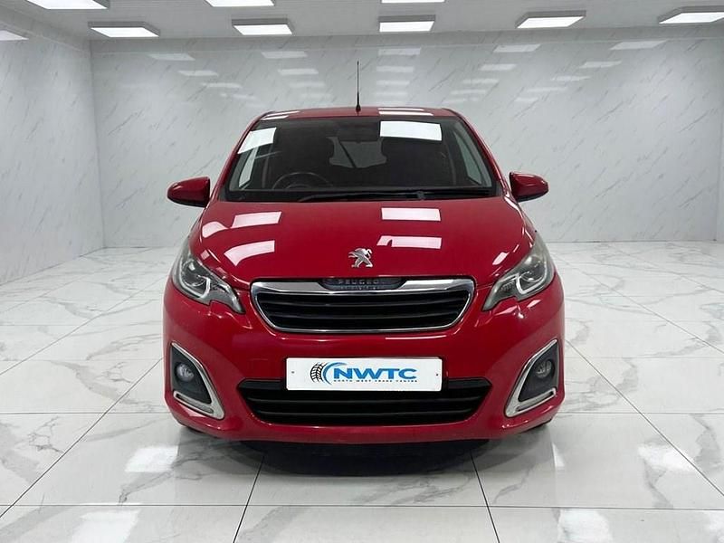 Used Peugeot 108 Allure 82 HP (60 kW) 2014 Red Hatchback