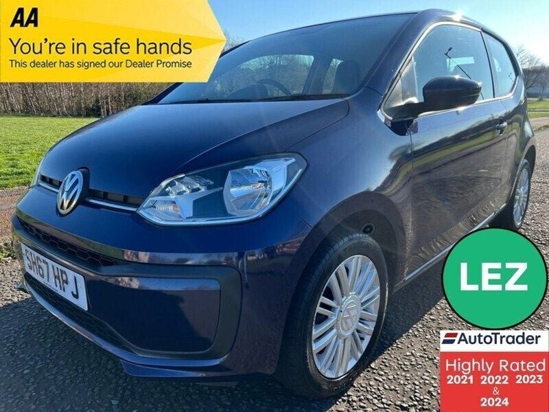 Blue Used 2017 VW up! S Hatchback | £6,295 (Fair price) - Image 1/3