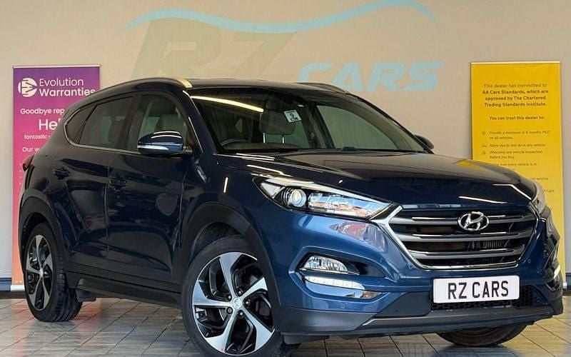 Used Hyundai Tucson Premium 136 HP (100 kW) 2017 Blue SUV
