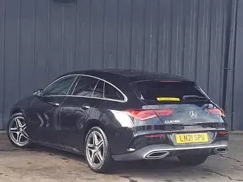 Used Mercedes CLA180 AMG Line Premium Plus 134 HP (98 kW) 2021 Black Coupe