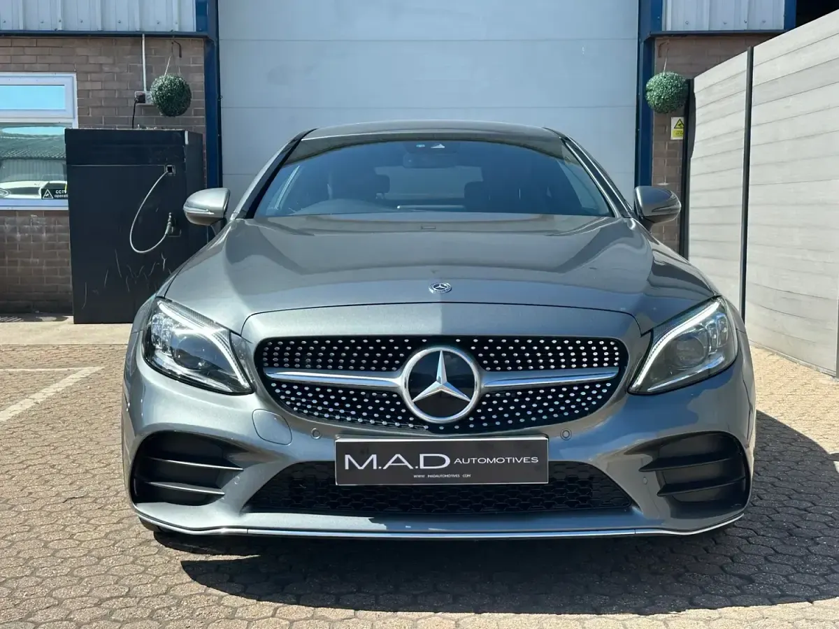 Used Mercedes C300 AMG Line Premium 258 HP (189 kW) 2019 Grey Coupe