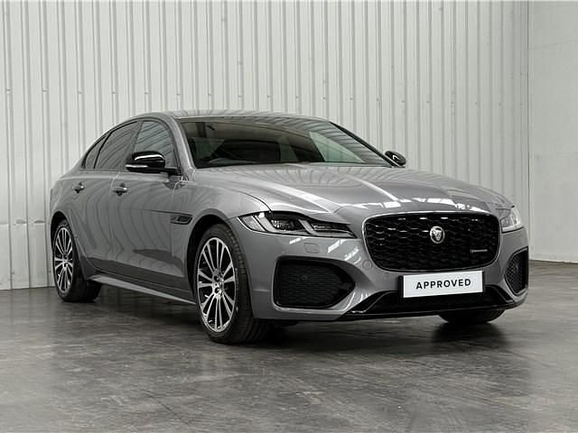 Metallic eiger grey Used 2024 Jaguar XF R-Dynamic Sedan | £28,490 (Expensive) - Image 1/4