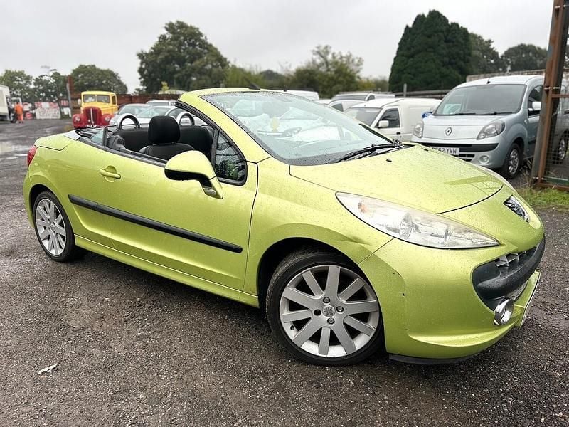 Used Peugeot 207 CC GT 120 HP (88 kW) 2007 Yellow Cabriolet