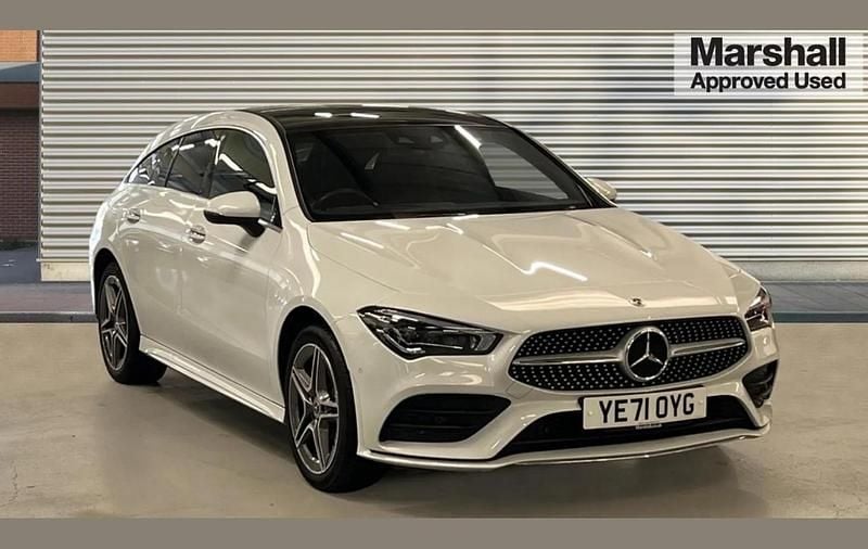 Used Mercedes CLA250e AMG Line Premium Plus 214 HP (157 kW) 2022 White Sedan