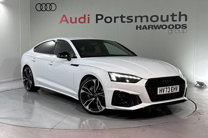 White Used 2023 Audi A5 Sportback Black Edition Hatchback | £30,490 (A bit pricey) - Image 1/4