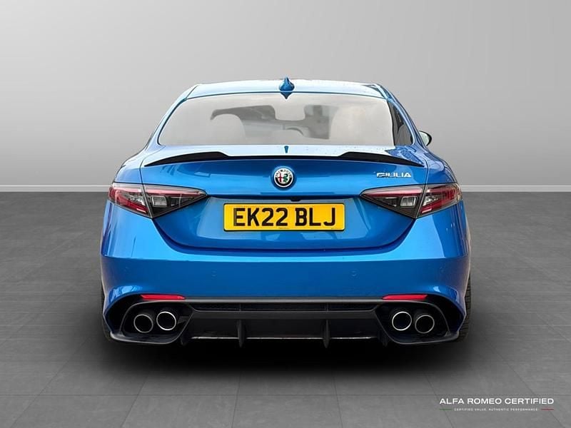 Used Alfa Romeo Giulia Quadrifoglio 503 HP (369 kW) 2022 Blue Sedan