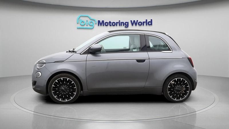 Used Fiat 500e La Prima 86 kW (118 HP) 2021 Grey Cabriolet