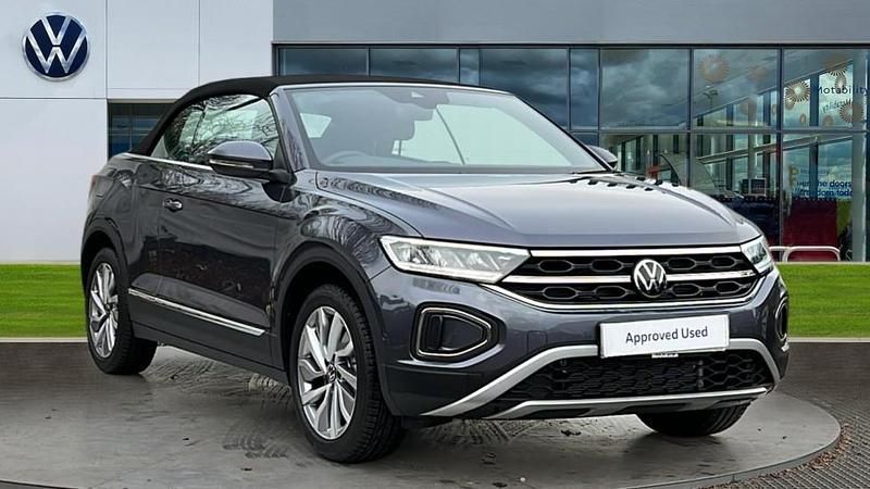 New VW T-Roc Style 150 HP (110 kW) 2025 Smokey grey metallic black SUV