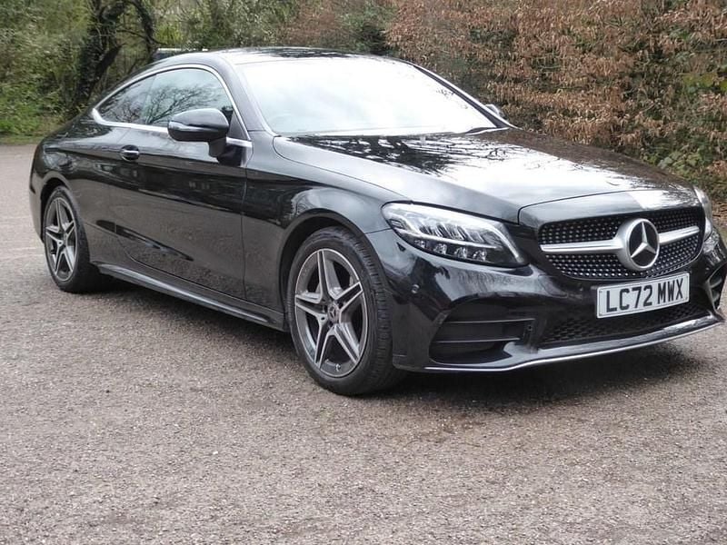 Used Mercedes C200 AMG line 2023 Black Coupe
