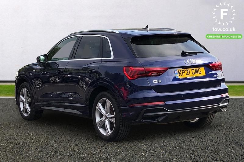 Begagnad Audi Q3 S-Line 2021 Blå SUV