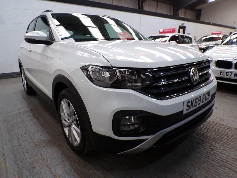 White Used 2019 VW T-Cross SE SUV | £12,485 (Fair price) - Image 1/4