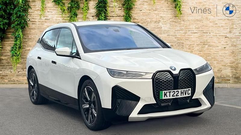 White Used 2022 BMW iX M Sport SUV | £32,783 (Good price) - Image 1/4