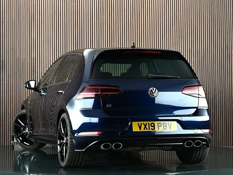 Used VW Golf VII R 2019 Blue Hatchback