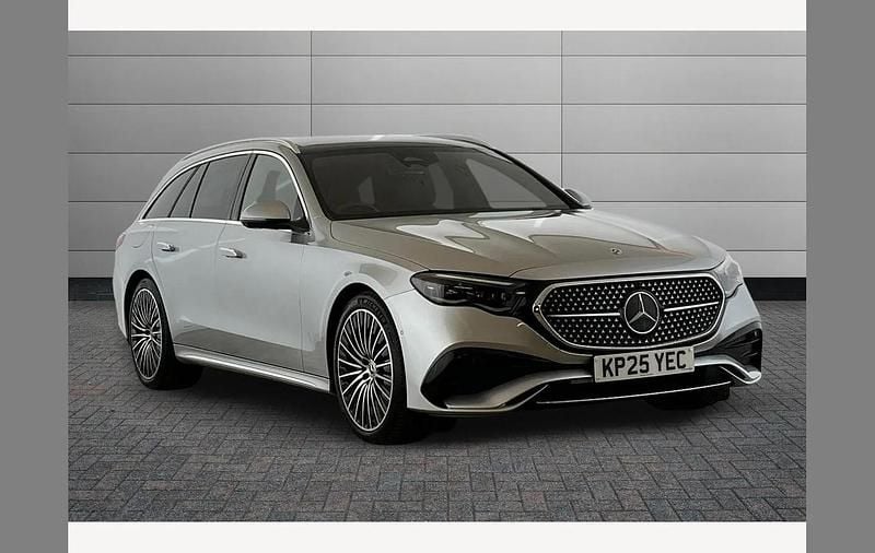 Used Mercedes E220 AMG Line Premium Plus 194 HP (142 kW) 2025 Silver Estate