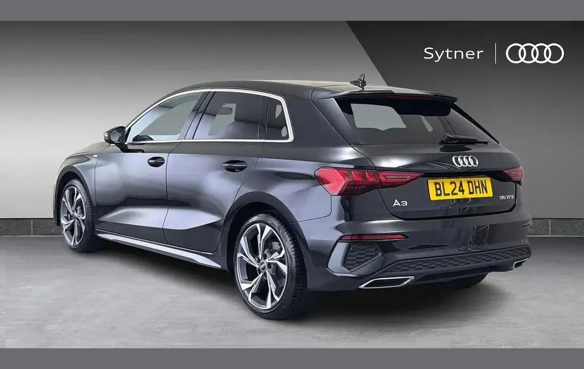 Used Audi A3 S-Line 147 HP (108 kW) 2024 Black Hatchback