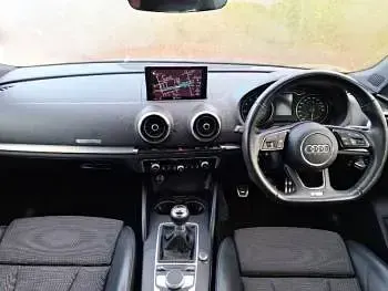Used Audi A3 S-Line 150 HP (110 kW) 2017 Grey Hatchback