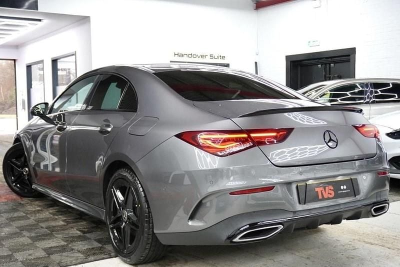 Used Mercedes CLA200 AMG line 163 HP (119 kW) 2019 Grey Coupe
