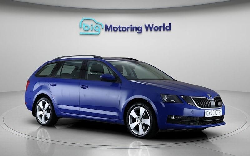Used Skoda Octavia SE Drive 150 HP (110 kW) 2020 Blue Estate