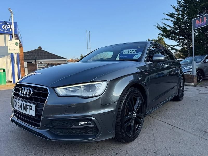 Used Audi A3 S-Line 140 HP (102 kW) 2014 Grey Hatchback