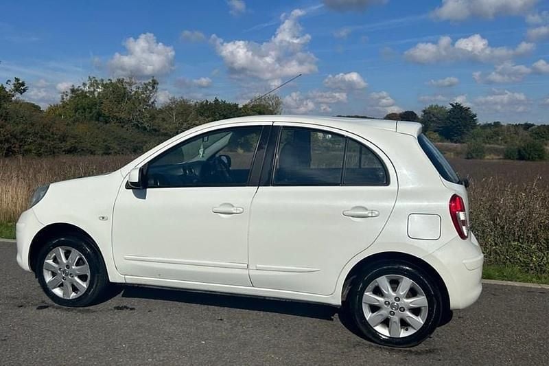 White Used 2012 Nissan Micra Acenta Hatchback | £1,698 (Good price) - Image 1/1