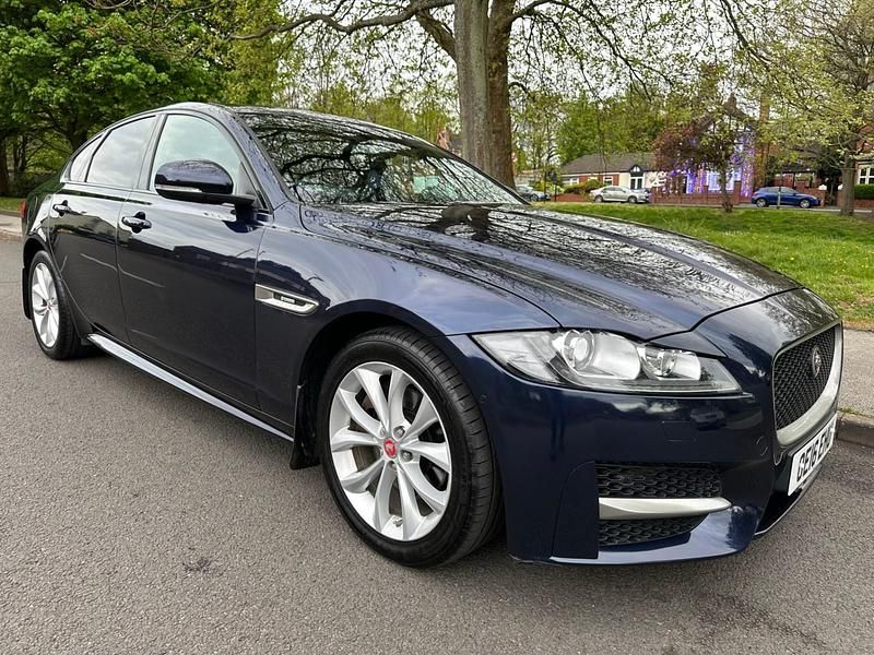 Blue Used 2016 Jaguar XF R-Sport Sedan | £7,995 (Fair price) - Image 1/4