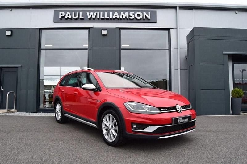 Red Used 2017 VW Golf Alltrack S Estate | £15,995 - Image 1/4