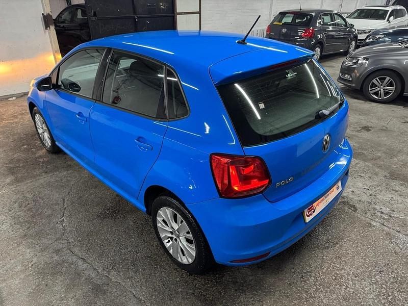Used VW Polo SE 60 HP (44 kW) 2015 Blue Hatchback