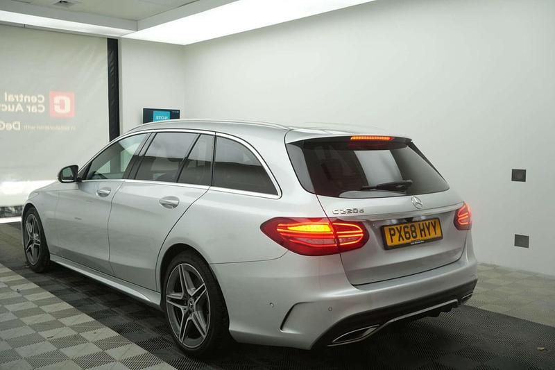 Used Mercedes C220 AMG Line Premium 2019 Silver Estate