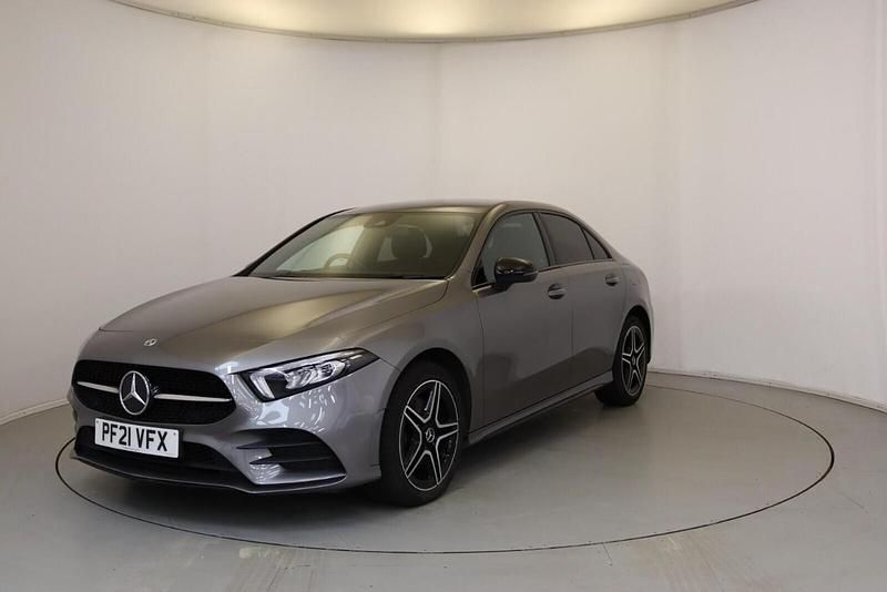 Used Mercedes A250 AMG line 215 HP (158 kW) 2021 Grey Sedan