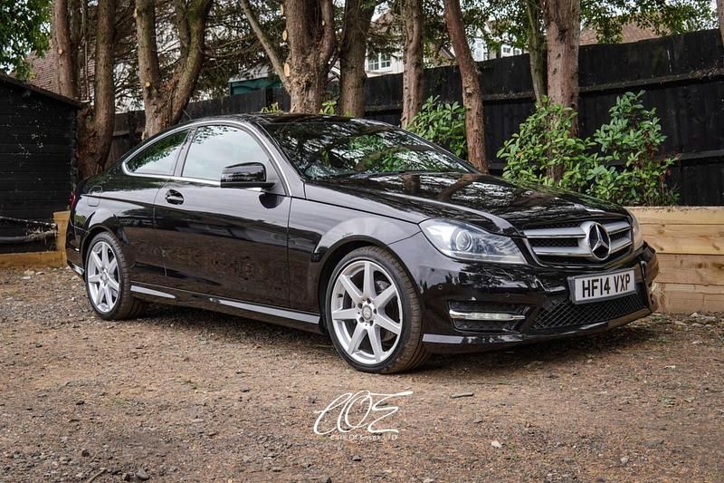 Black Used 2014 Mercedes C250 Sport Edition Coupe | £11,490 (Good price) - Image 1/4