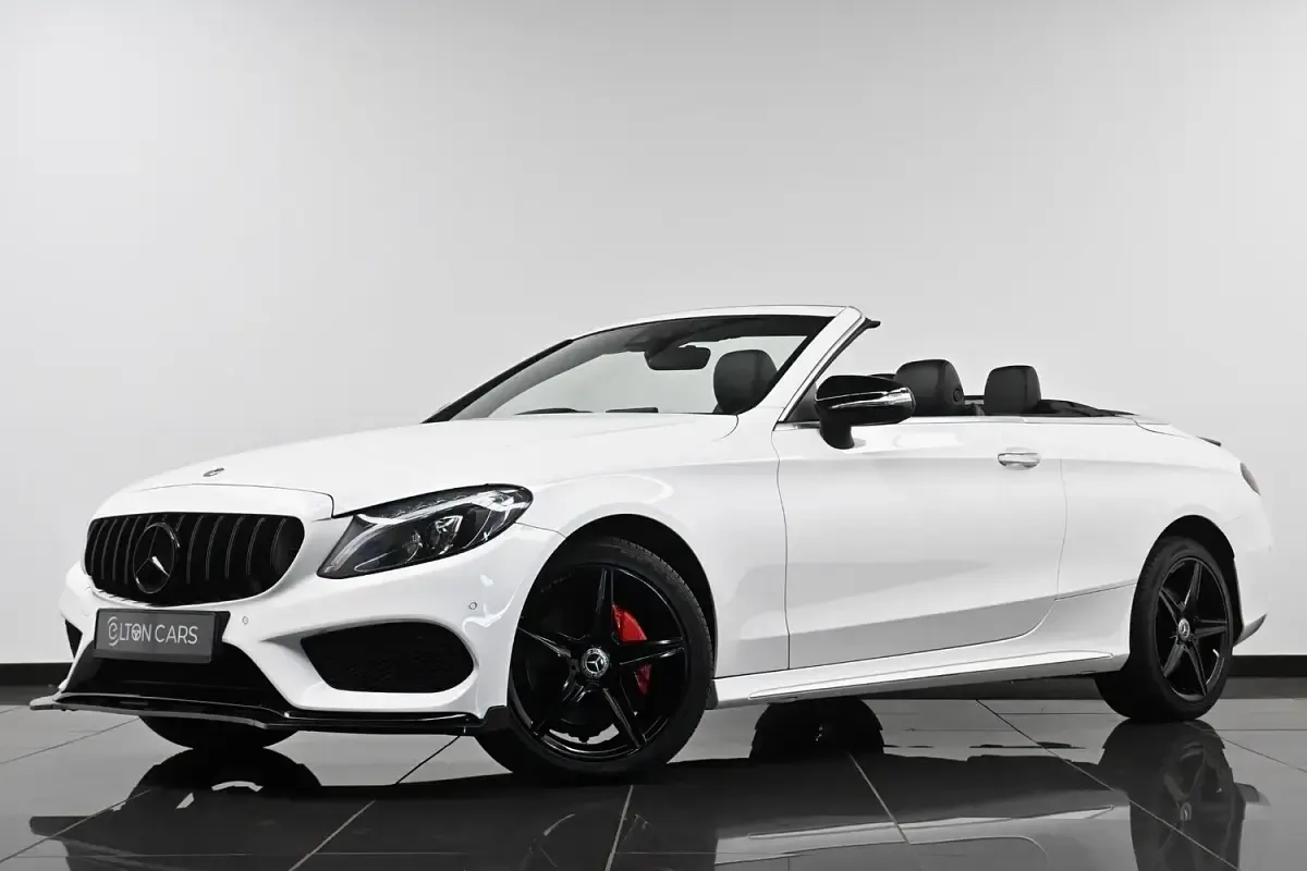 Used Mercedes C220 AMG line 2017 Pink Cabriolet