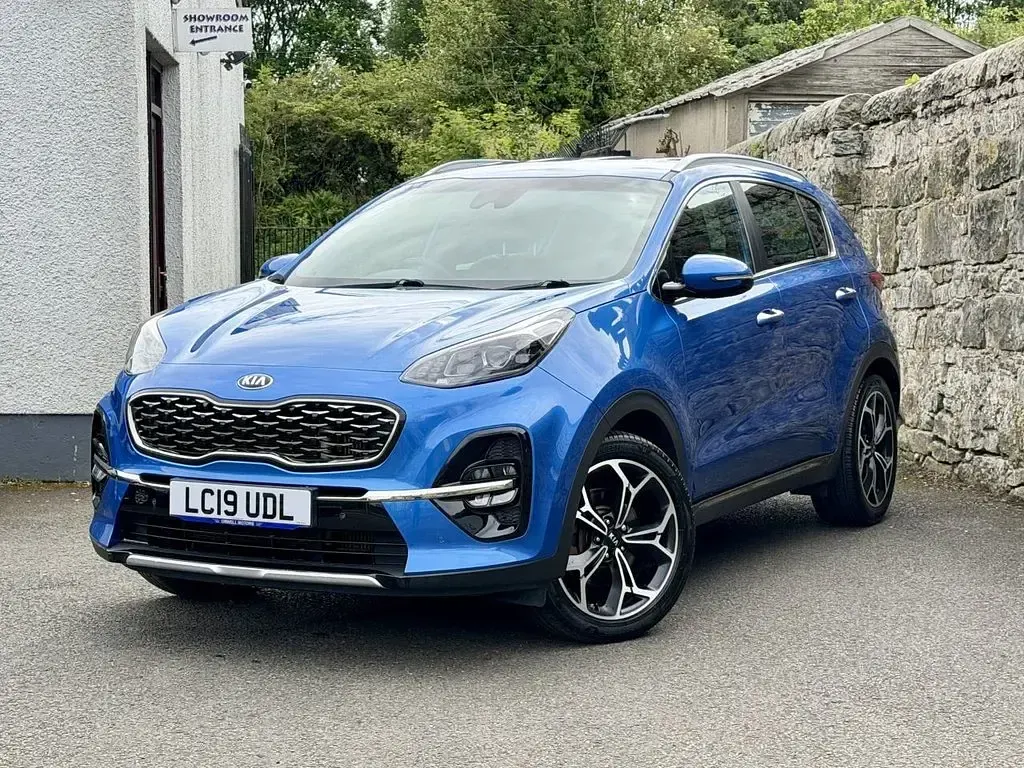 Used Kia Sportage GT-Line 134 HP (98 kW) 2019 Blue SUV