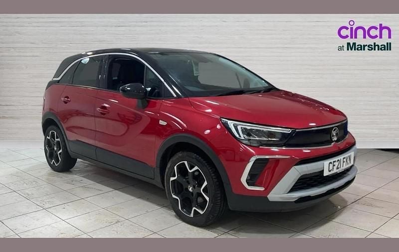 Used Vauxhall Crossland Elite 130 HP (95 kW) 2021 Red SUV