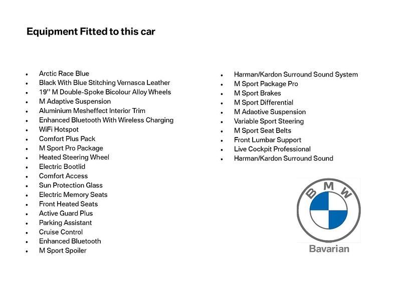 Blue Used 2022 BMW 430 M Sport Coupe | £31,995 (Good price) - Image 1/1
