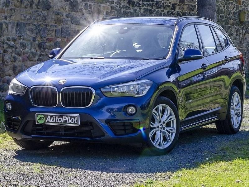 Used BMW X1 Sport Line 190 HP (139 kW) 2017 Blue SUV