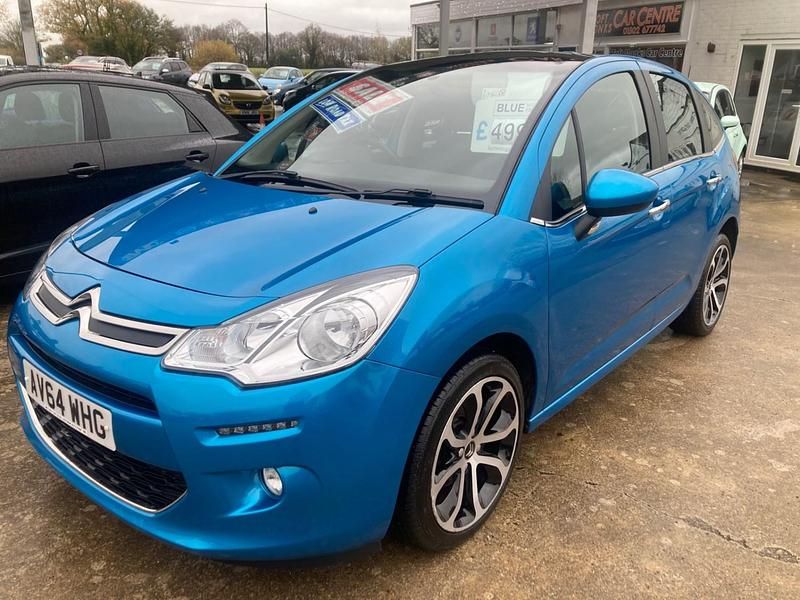 Blue Used 2015 Citroën C3 PureTech Hatchback | £4,991 (A bit pricey) - Image 1/4