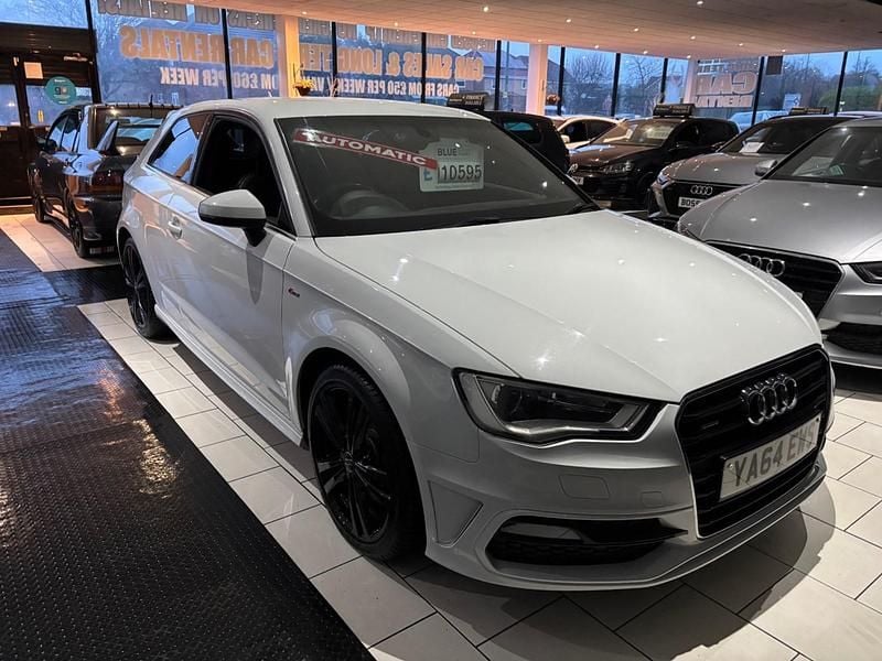 Used Audi A3 S-Line 2015 White Hatchback